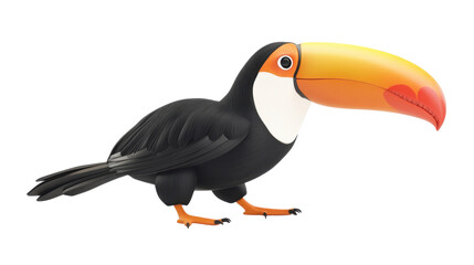 Fototapeta premium Toco Toucan, transparent background