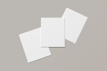Polaroid Photo Blank Mockup