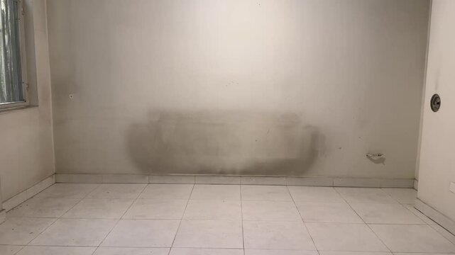 White wall dirty hall dining room interior space apartment renovation architecture construction design empty frame flat floor home improvement residential Tehran urban life landscape in Iran nature