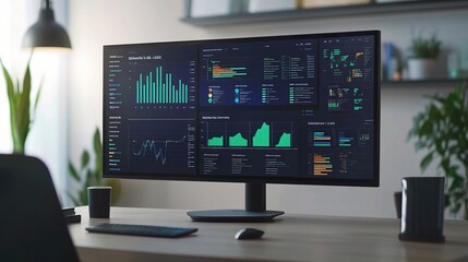 Virtual Business Intelligence Analyst Dashboard for Data Visualization