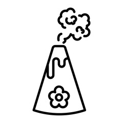 Incense outline icon