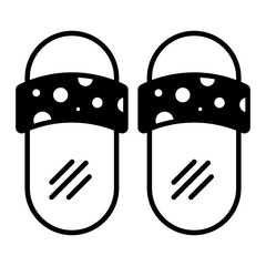 Flip Flops black icon