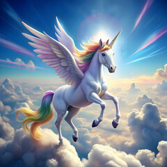 Fototapeta premium The Enchanted Unicorn: