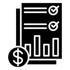 Financial Report Icon