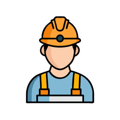 construction worker icon design