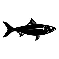 Herring silhouette vector