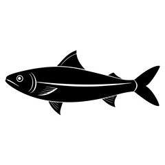 Herring silhouette vector