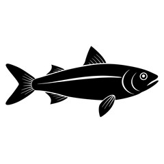 Herring silhouette vector