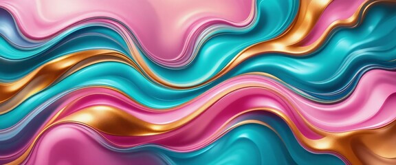 high-quality abstract illustration flowing swirling.