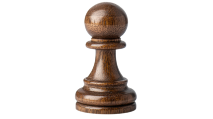 Chess pawn, transparent background