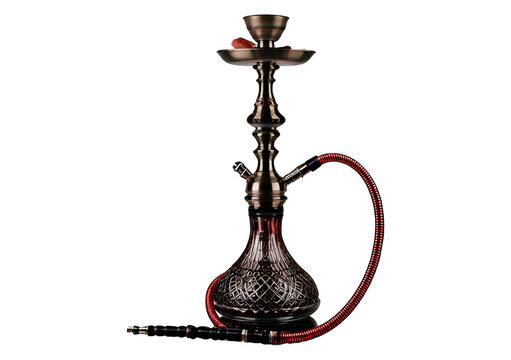 Hookah nargila isolated on a transparent or white background
