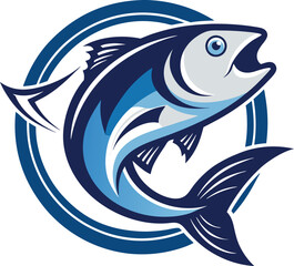 Fototapeta premium Iconic Fish Logo for Businesses