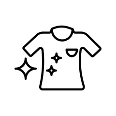 Clean clothes icon. Simple clean clothes icon for social media, app, and web design. Vector illustration.