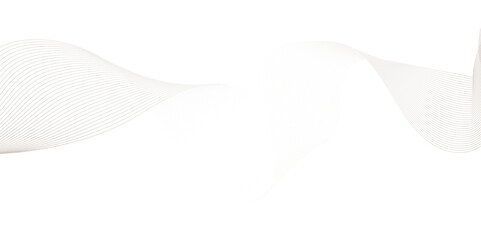 Abstract wavy lines flowing curve gradient color on transparent background. Abstract white background colorful lines. modern wavy stripes on white background isolated.