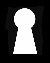 keyhole transparent keyhole black background 