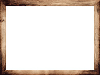Naklejka premium rustic old vintage wooden frame