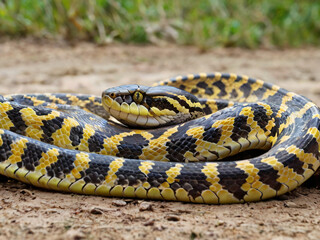 Fototapeta premium python on ground