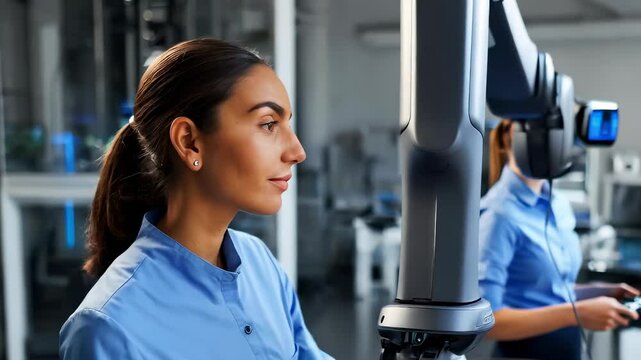 Robotic Arm in Laboratory
