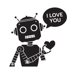 robot vector icon