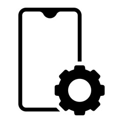 gear glyph icon