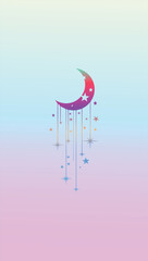 moon and stars wallpapers for mobile phones and backgrounds Wallpapers featuring foliage usually feature a natural and lush aesthetic