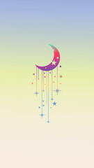 moon and stars wallpapers for mobile phones and backgrounds Wallpapers featuring foliage usually feature a natural and lush aesthetic