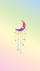 moon and stars wallpapers for mobile phones and backgrounds Wallpapers featuring foliage usually feature a natural and lush aesthetic
