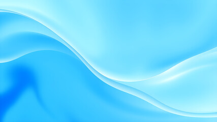 Fototapeta premium Azure Flow, A Gentle Wave of Serenity