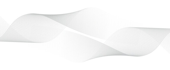 Abstract background with dynamic wavy lines, Digital future technology concept background, vector illustration