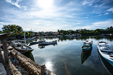 East Sumba, East Nusa Tenggara, Indonesia –  12. 26. 2024 – Meeting fishermen and fish vendors...