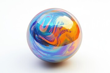 Colorful Marble Ball