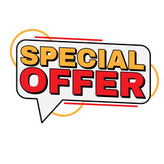 Special Offer Speech Bubble