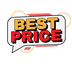 Best Price Speech Bubble