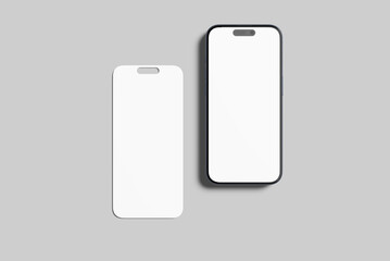 Phone Screen Blank Mockup