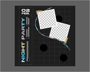 Night Party Socials Media