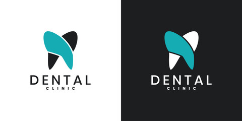 Creative dental logo design template