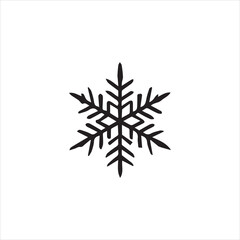 Obraz premium snowflake isolated on white background