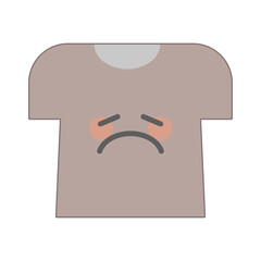 汚れたシャツ、洗濯物