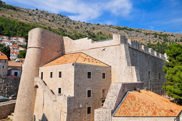 Fototapeta premium 城壁から眺めるドゥブロブニクのとても美しい風景