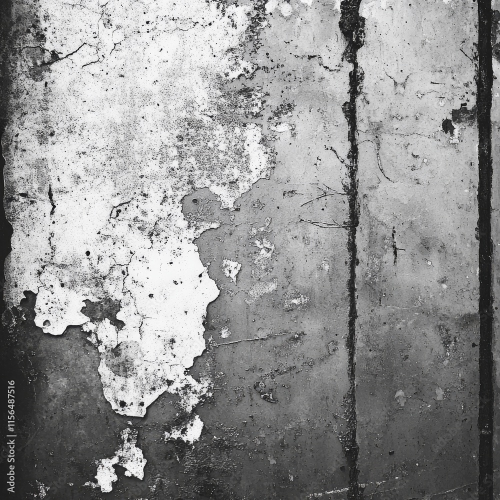 Leinwandbilder Grunge Texture. Monochrome retro grunge texture illustration. Abstract background with aged old rust.For usage of posters banners and designs.texture of concrete floor background for creation.