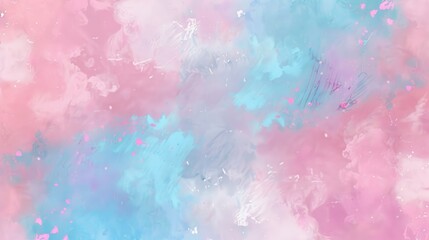 Obraz premium A soft, abstract blend of pastel pink and blue hues, creating a calming visual effect.