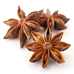 star anise isolated on white background