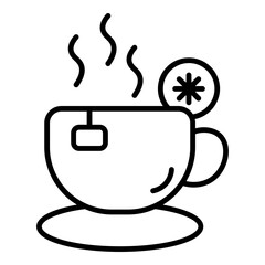 Hot lemon tea in a clear glass, steam rising, with a vibrant lemon slice adding a refreshing touch to the warm beverage.