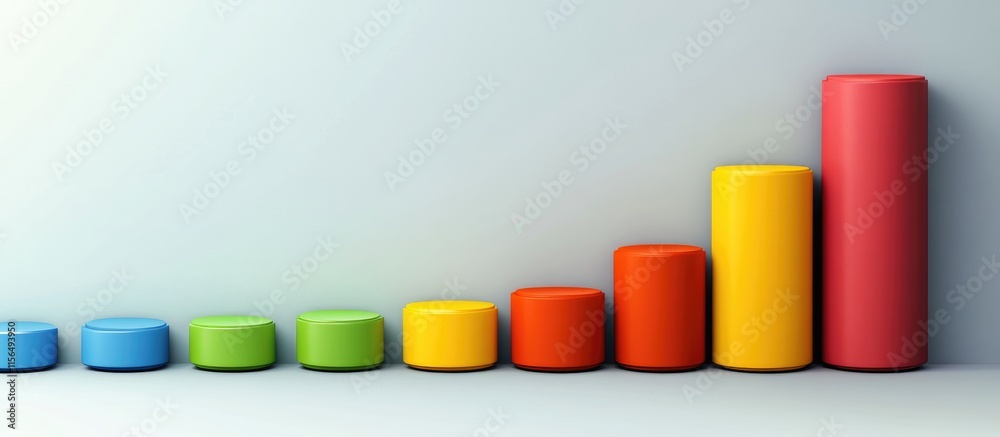 Poster abstract evaluation score chart depicting quality progress and group development using a scaling sys