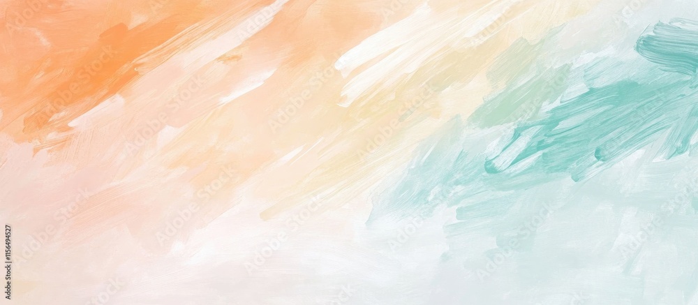 Poster pastel colored background with warm tones and smooth textured space for text and design elements