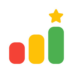 standings flat icon