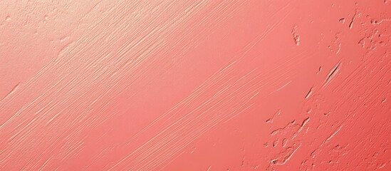 Fototapeta premium Coral Highlighter on Soft Abstract Background with Vintage Texture and Space Designed for Text Overlay and Creative Use
