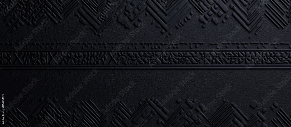 Poster geometric black texture pattern with empty copyspace for text background ideal for elegant design an