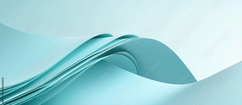 Poster futuristic abstract waves background for document scanning with soft textures and space for custom t