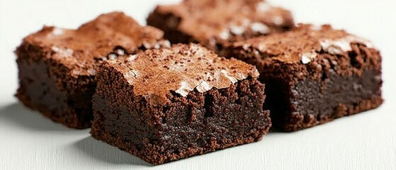 Delicious Chocolate Brownies  Baked Goods  Sweet Treats  Dessert Photography